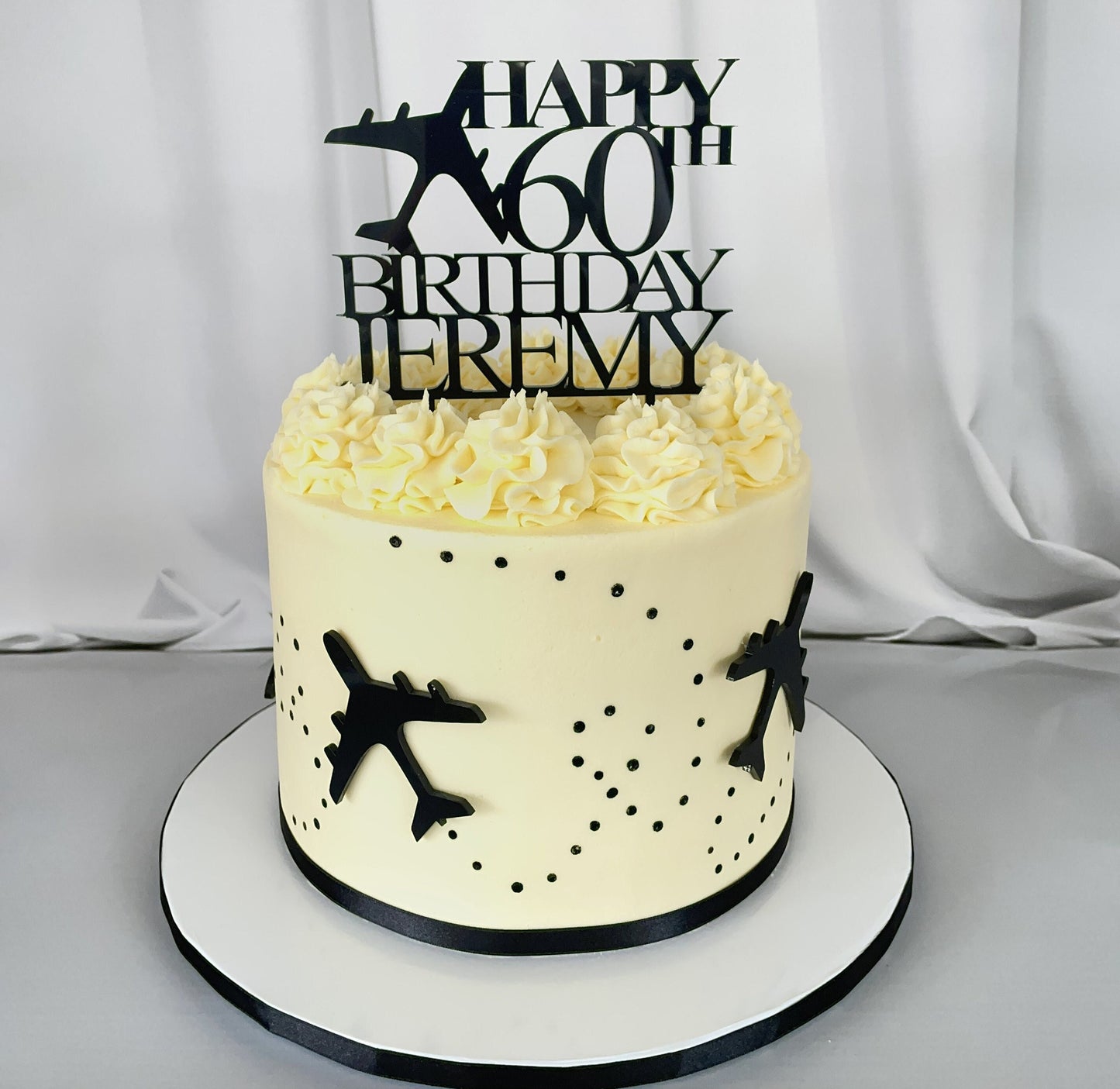 Happy Birthday Cake Toppers Name & Age