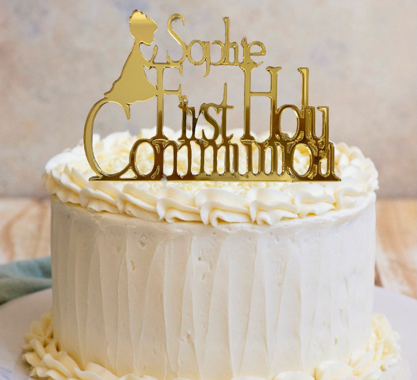 Cake Toppers Christening, First Communion