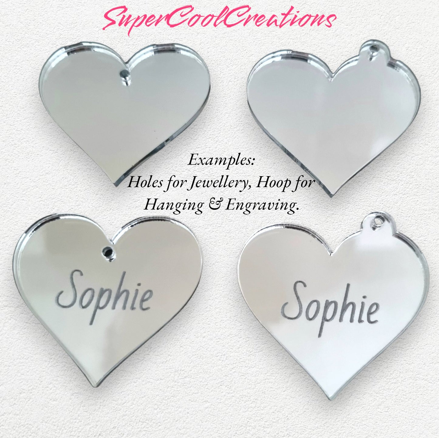Custom Age Mirror Key, Personalized Birthday Gift