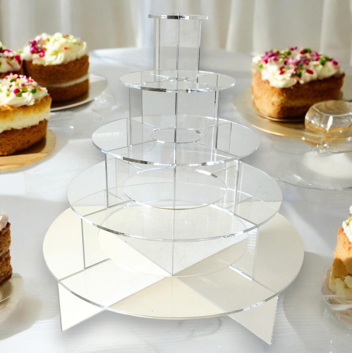 Custom Acrylic Canape Stand: High Tea Party Display