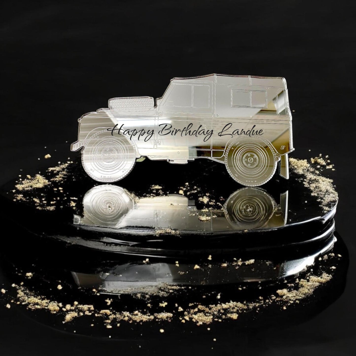 Any Style SUV Car Shaped Cake Toppers / Emblems - Colours, Sizes, Shapes & Engraving Services