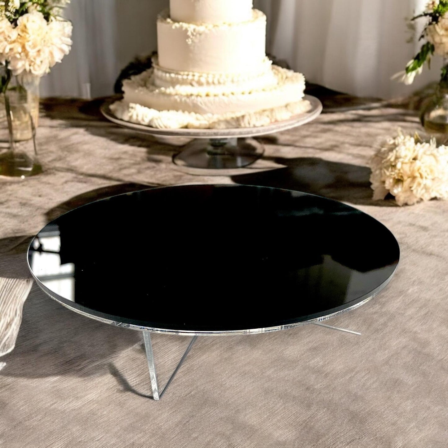 Cake Stand: Round or Square Display Riser