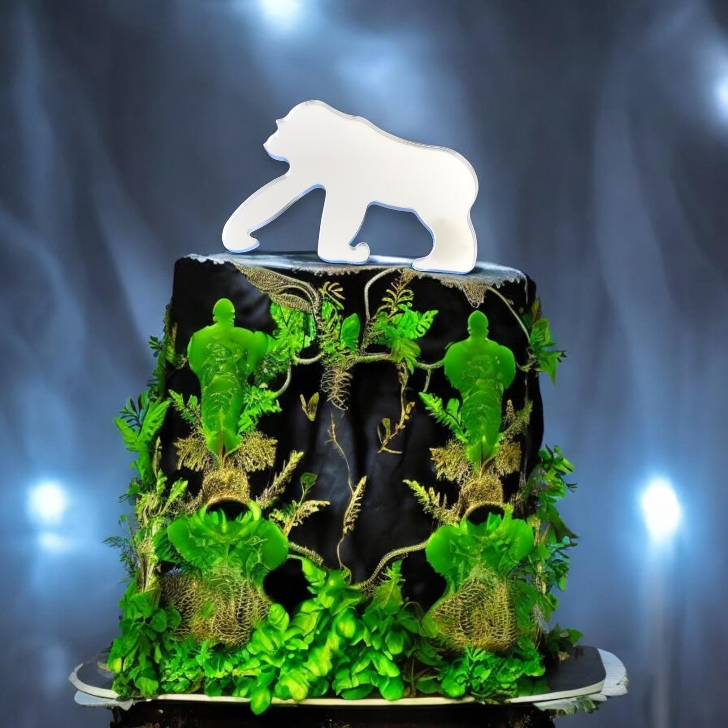 Gorilla Cake Toppers: Custom Cupcake Decorations