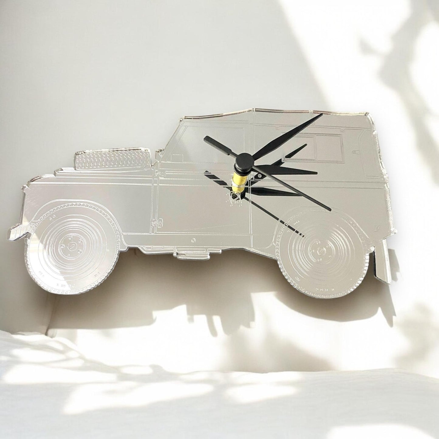 Any SUV Car Shaped Clocks - Custom Colours & Woods, Sizes and Personalised Engraving Option