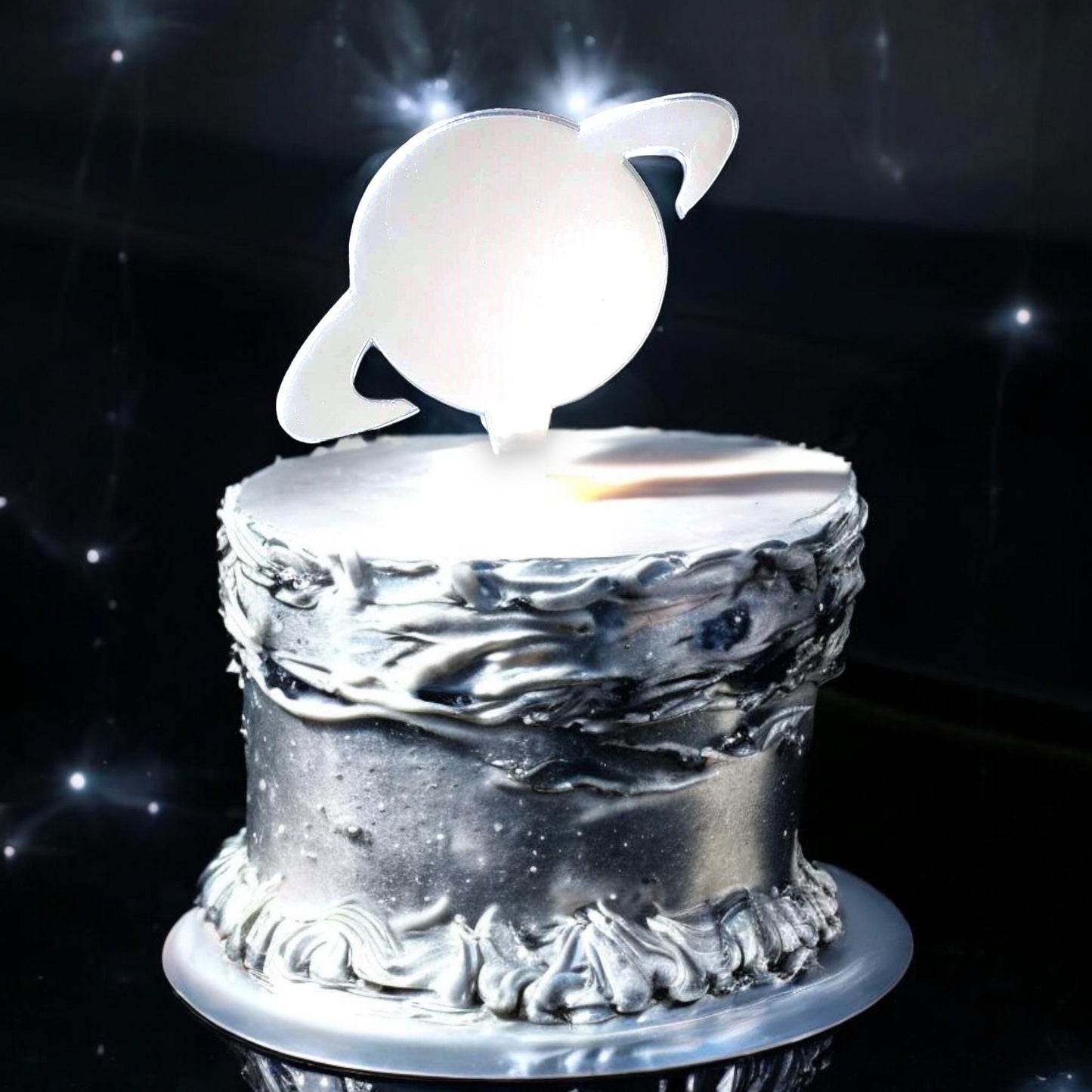 Saturn Shaped Cake Toppers