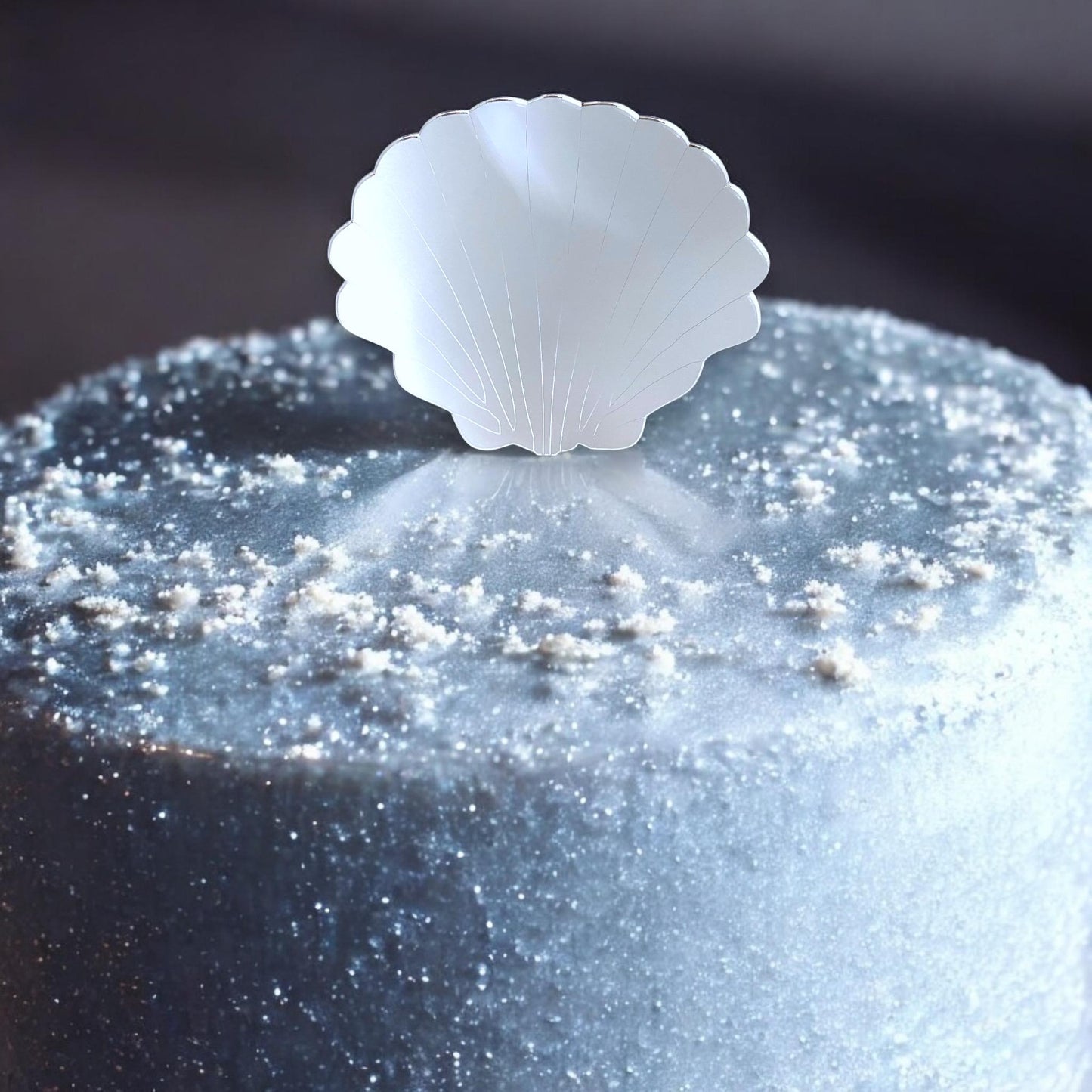 Scallop Shell (Etched) Cake Toppers