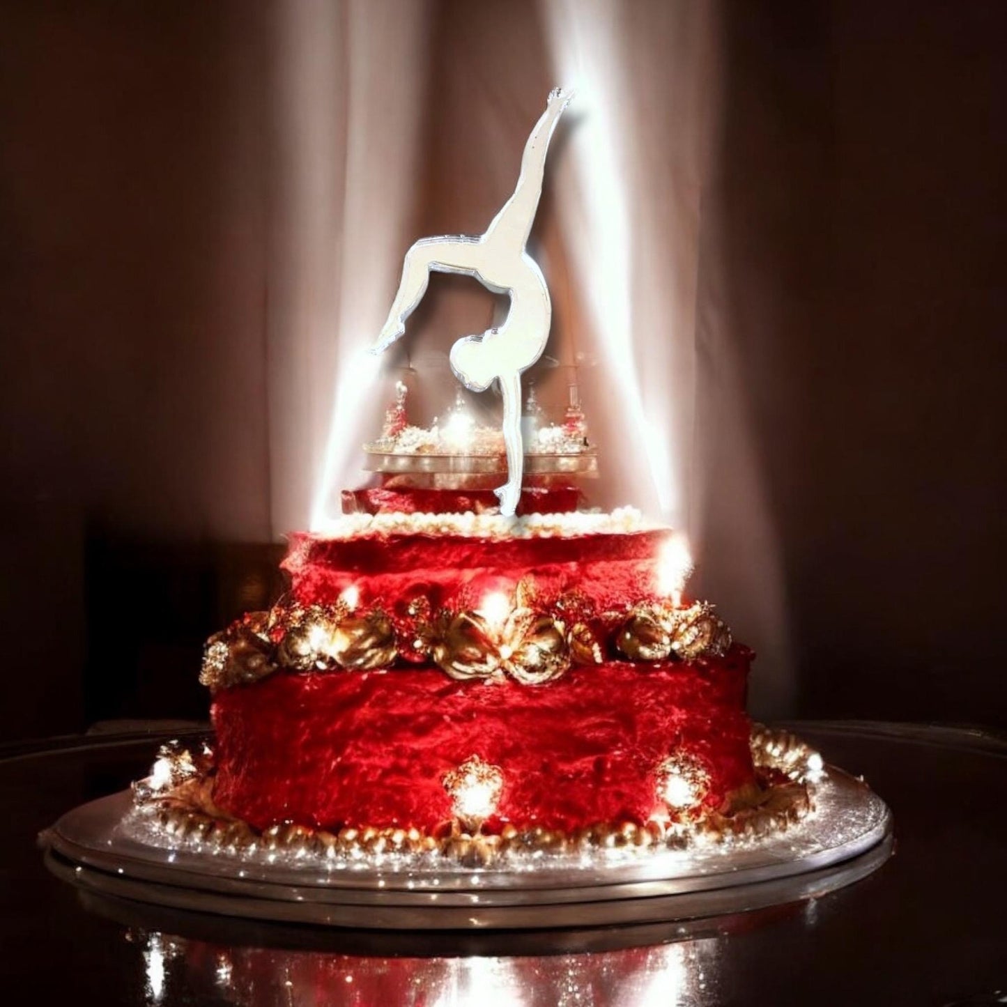 Gymnast Cake Toppers Gymnastics Birthday Party Decor