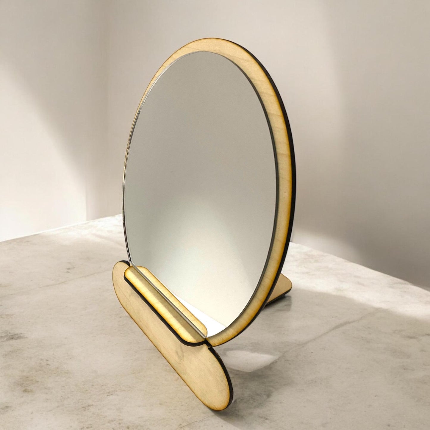 Oval Vanity Tabletop Mirrors