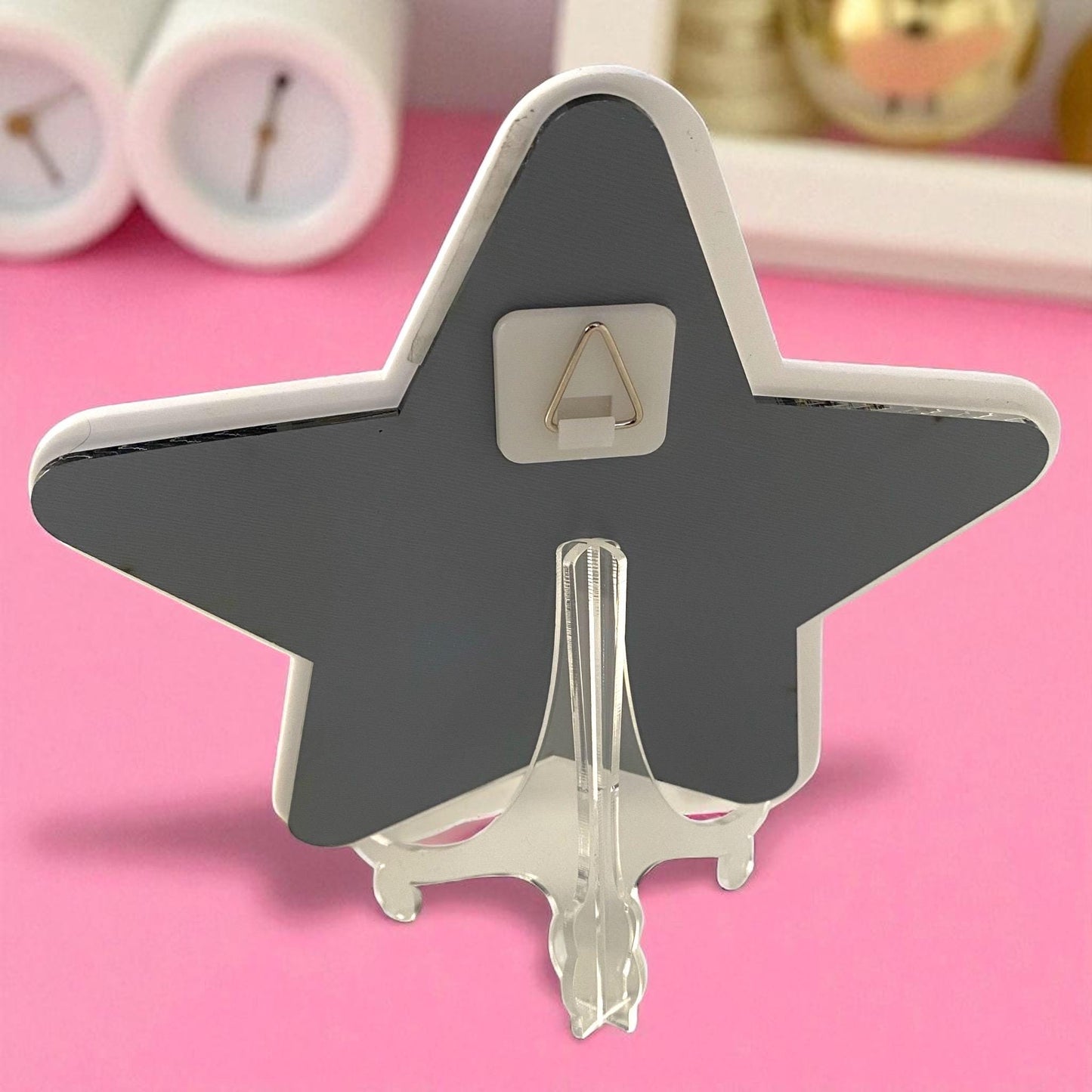 Star Shaped Mirror with Custom Color Frames