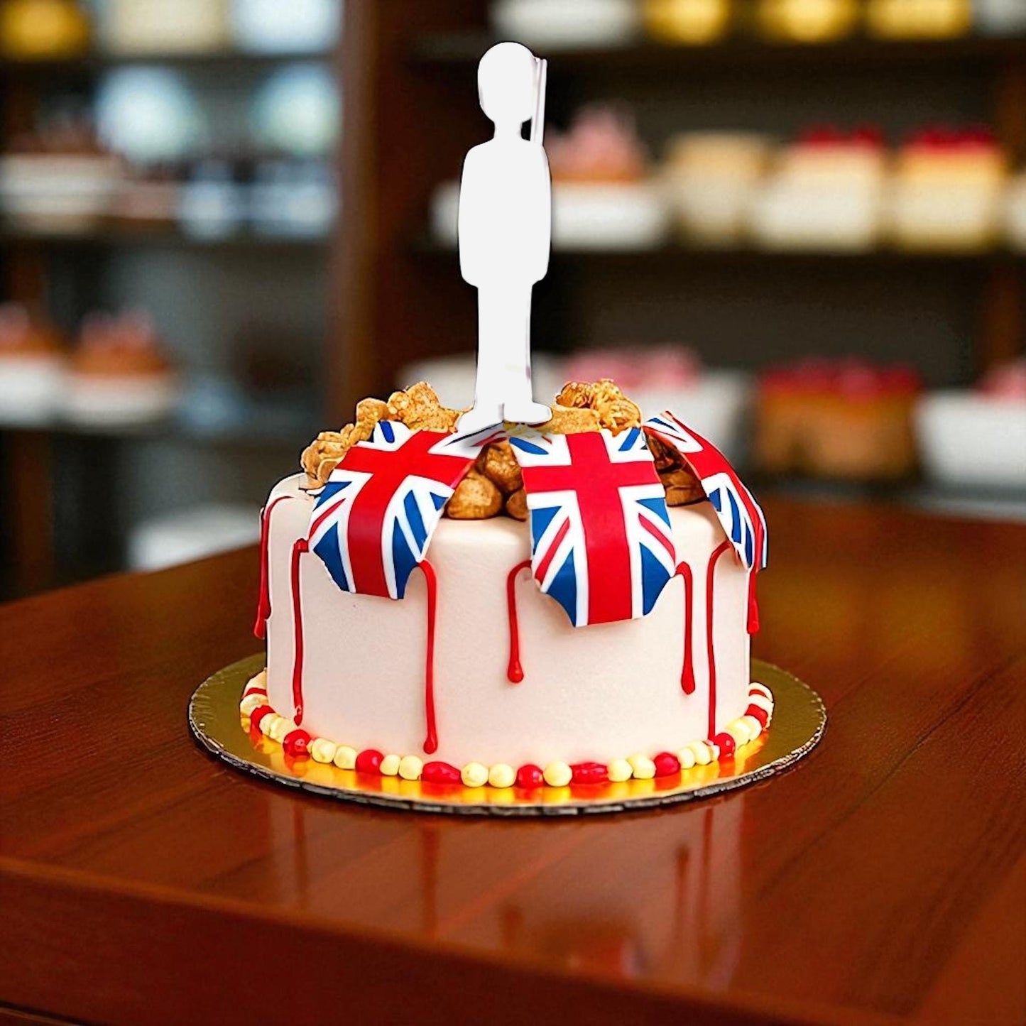 British Changing of the Guard Cake Toppers: Custom Guard Cupcake Decoration