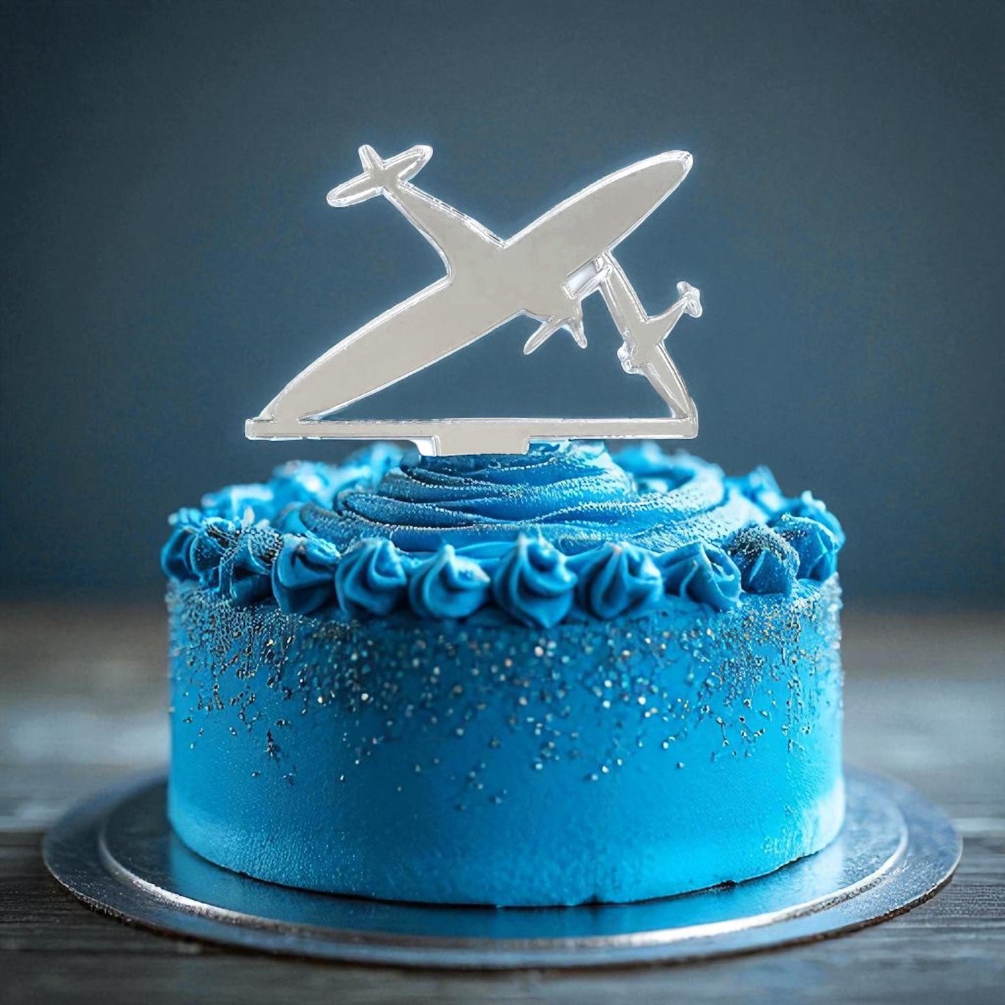 Spitfire Shaped Cake Toppers