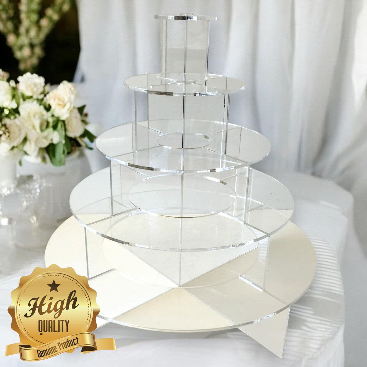 Custom Acrylic Canape Stand: High Tea Party Display