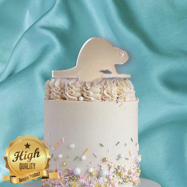 Beaver Shaped Cake Toppers