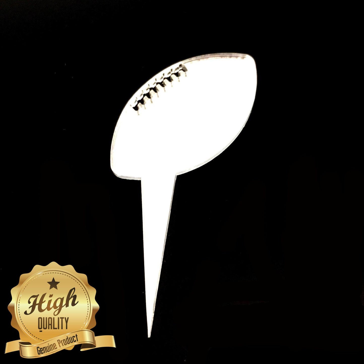 Rugby Ball Shaped Cake Toppers