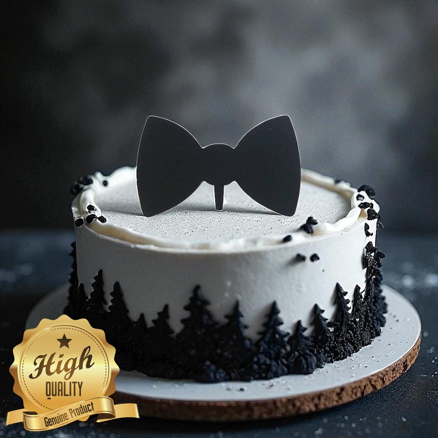 Bow Tie Cake Toppers Cupcake Decoration