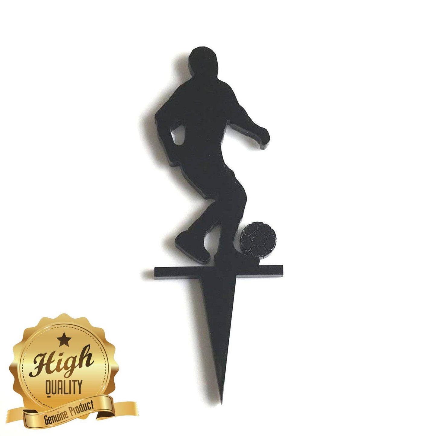 Soccer Player Cake Toppers Custom Cupcake Decorations