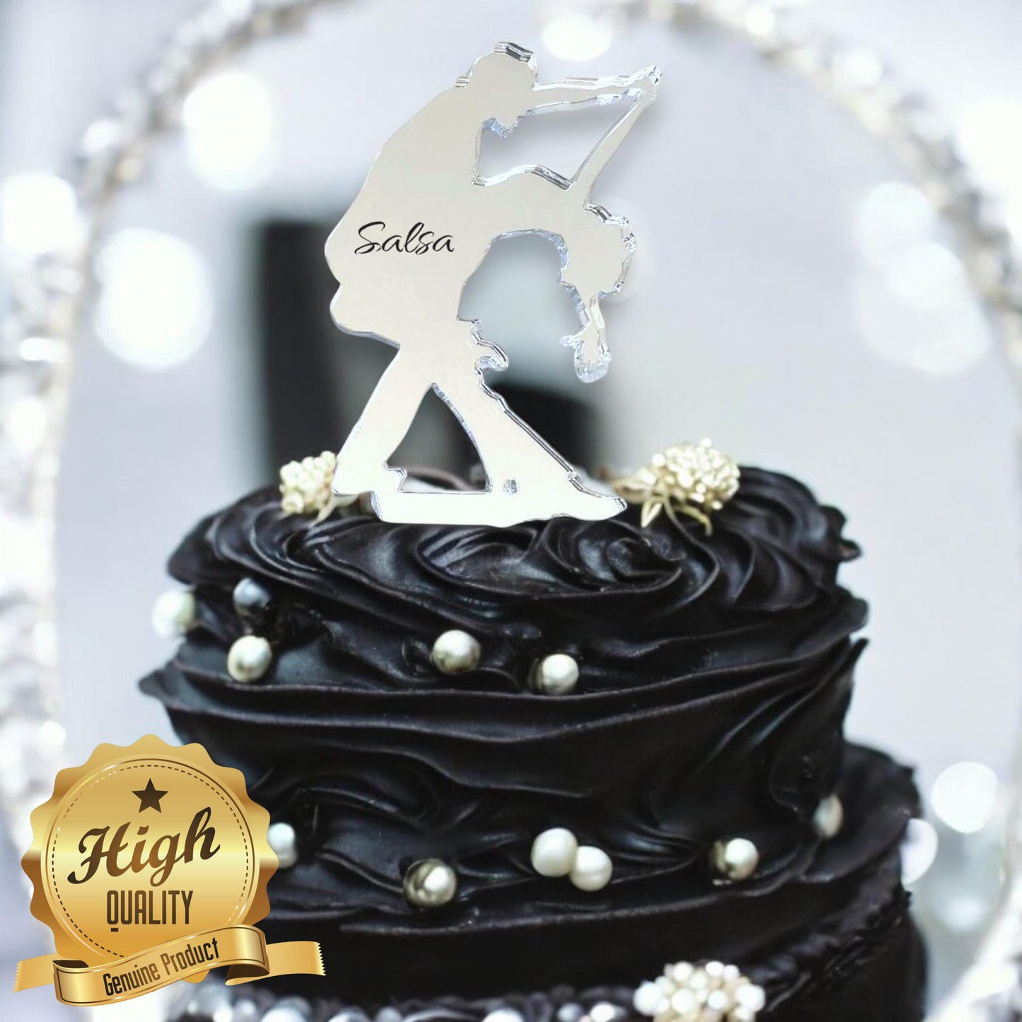 Salsa Dance Cake Toppers Custom Wedding Decoration