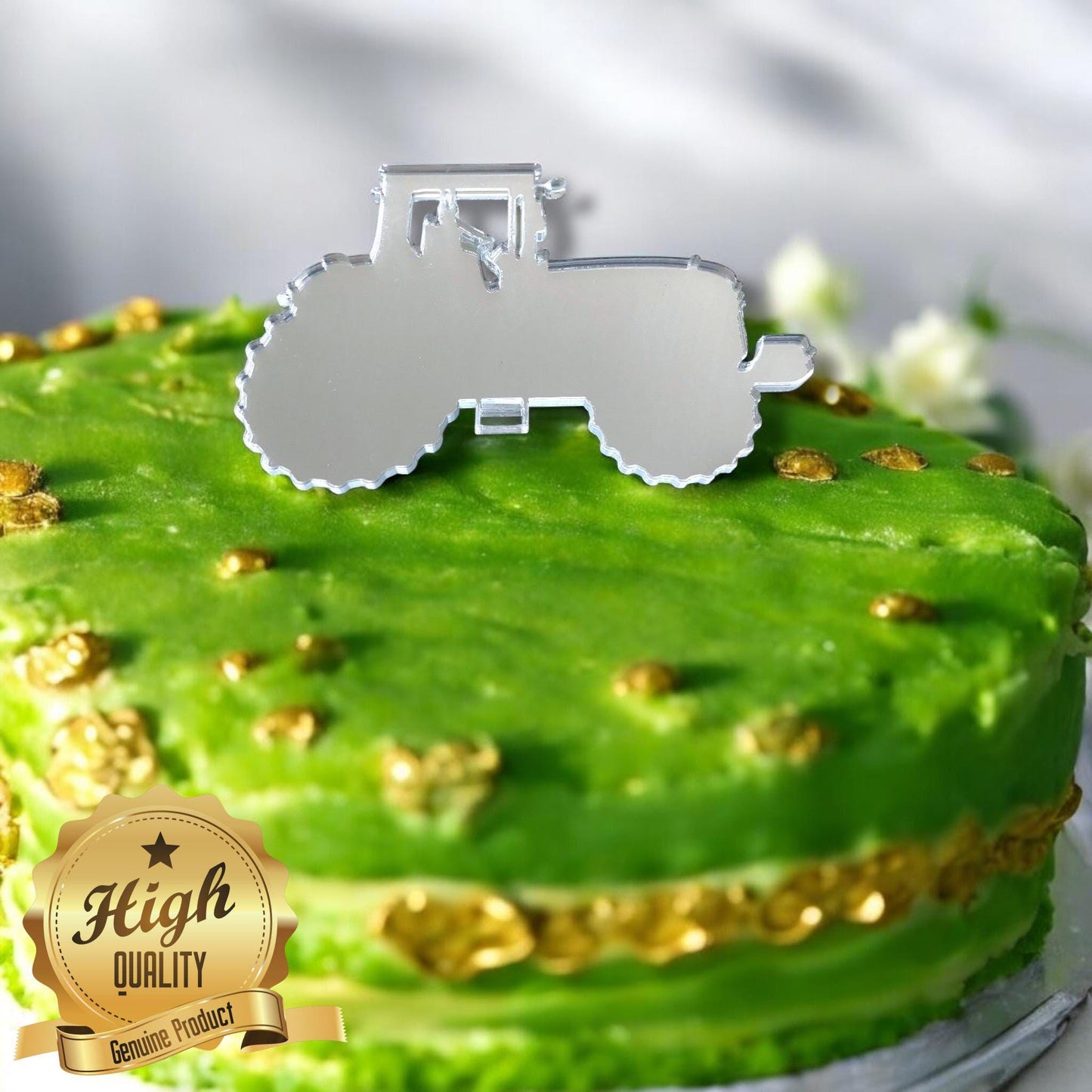 Tractor Cake Toppers Farm Theme Party Decor