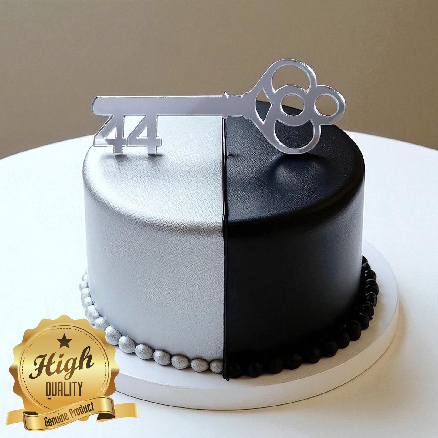 Birthday Age Key Cake Toppers Bespoke Colors, Styles