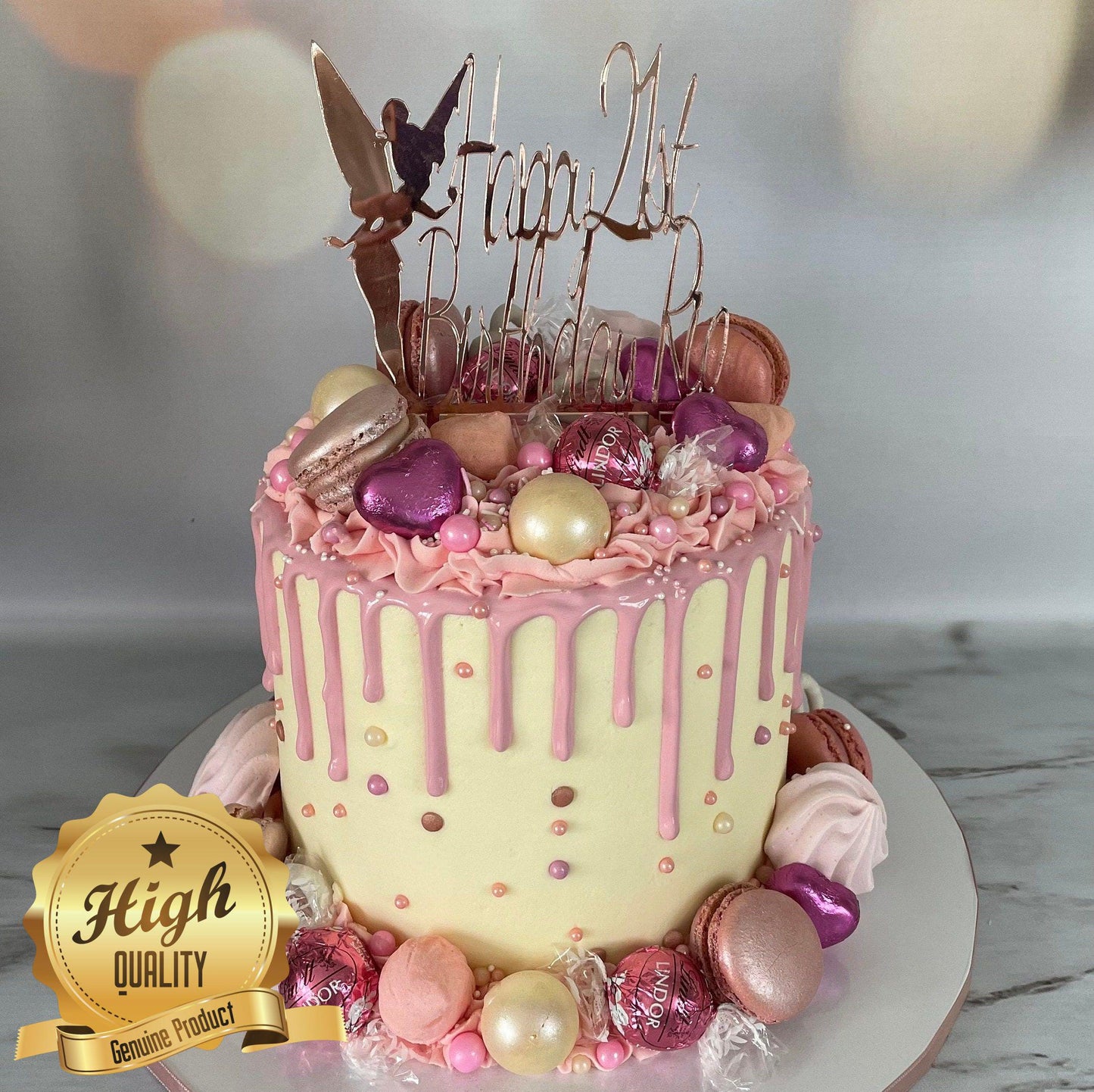 Happy Birthday Cake Toppers Name & Age