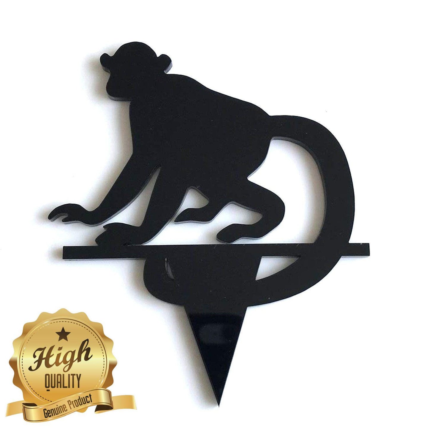 Monkey Shaped Cake Toppers
