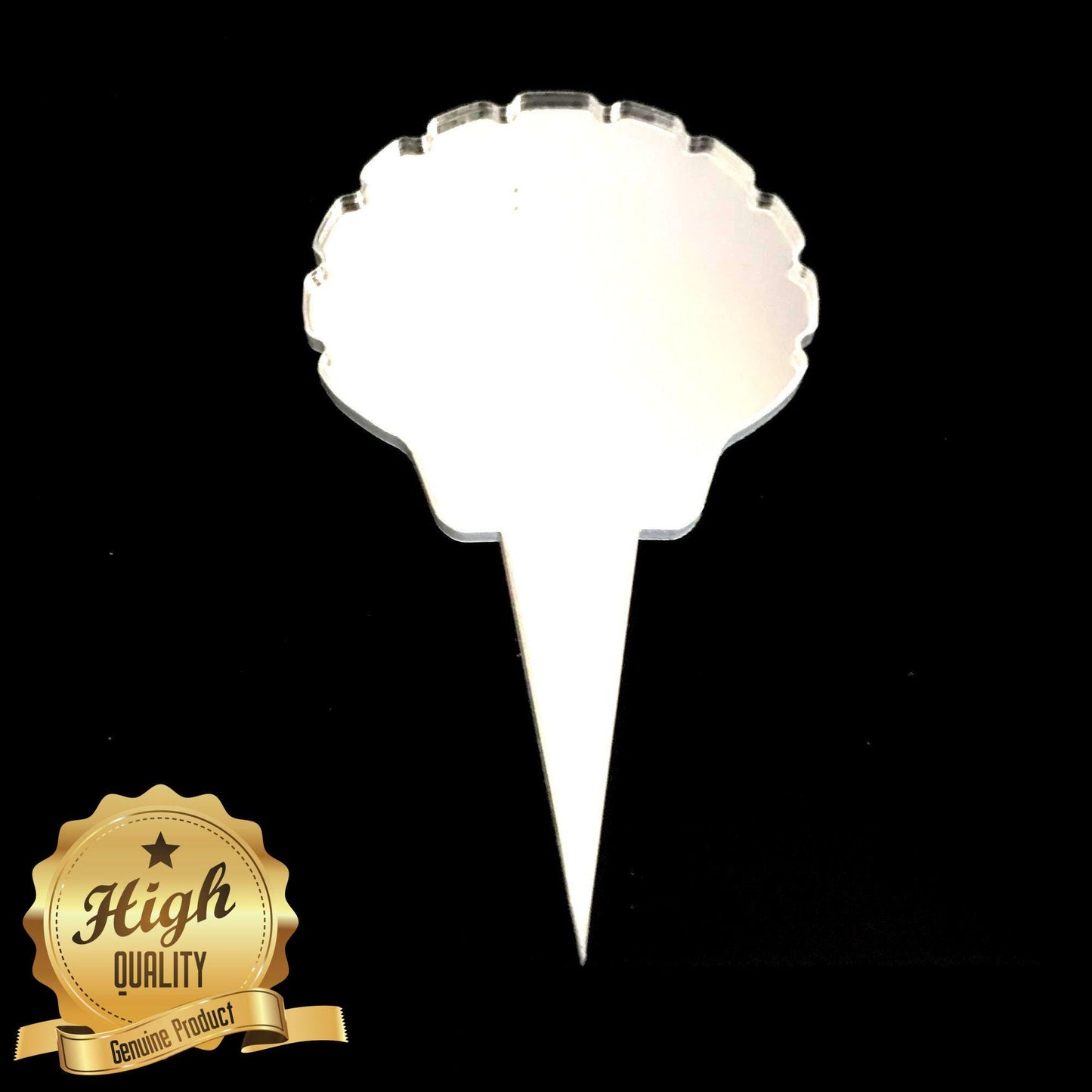 Shell Shaped Cake Toppers: Bespoke Colors & Styles