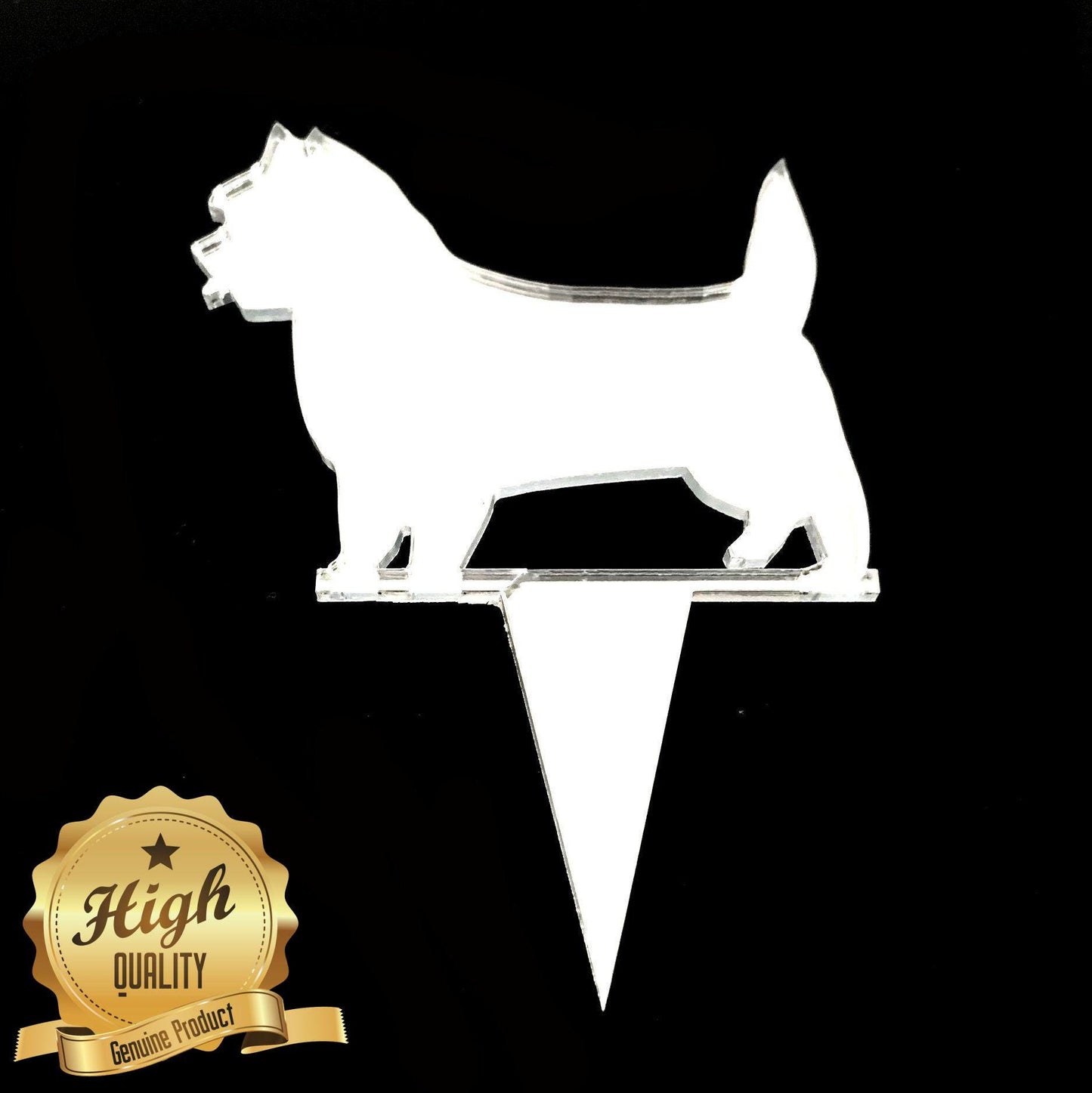Scottish Terrier Shaped Cake Toppers
