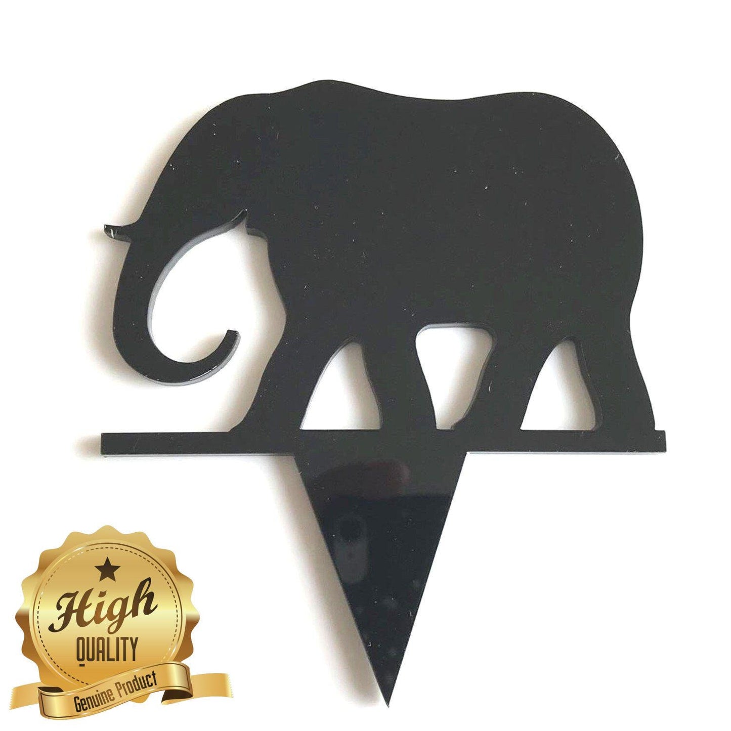 Elephant Shaped Cake Toppers