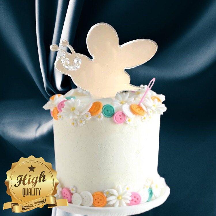 Bumble Bee Cake Toppers Recycled Cupcake Decoration