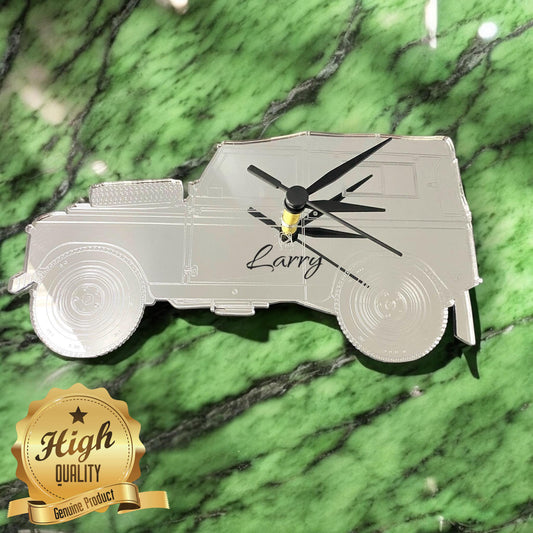 Any SUV Car Shaped Clocks - Custom Colours & Woods, Sizes and Personalised Engraving Option