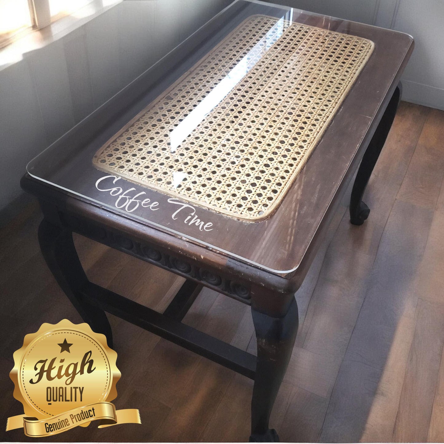 Custom Shape & Size Clear Worktop Savers, Tabletop Protectors / Serving Mats, Engraved or Plain