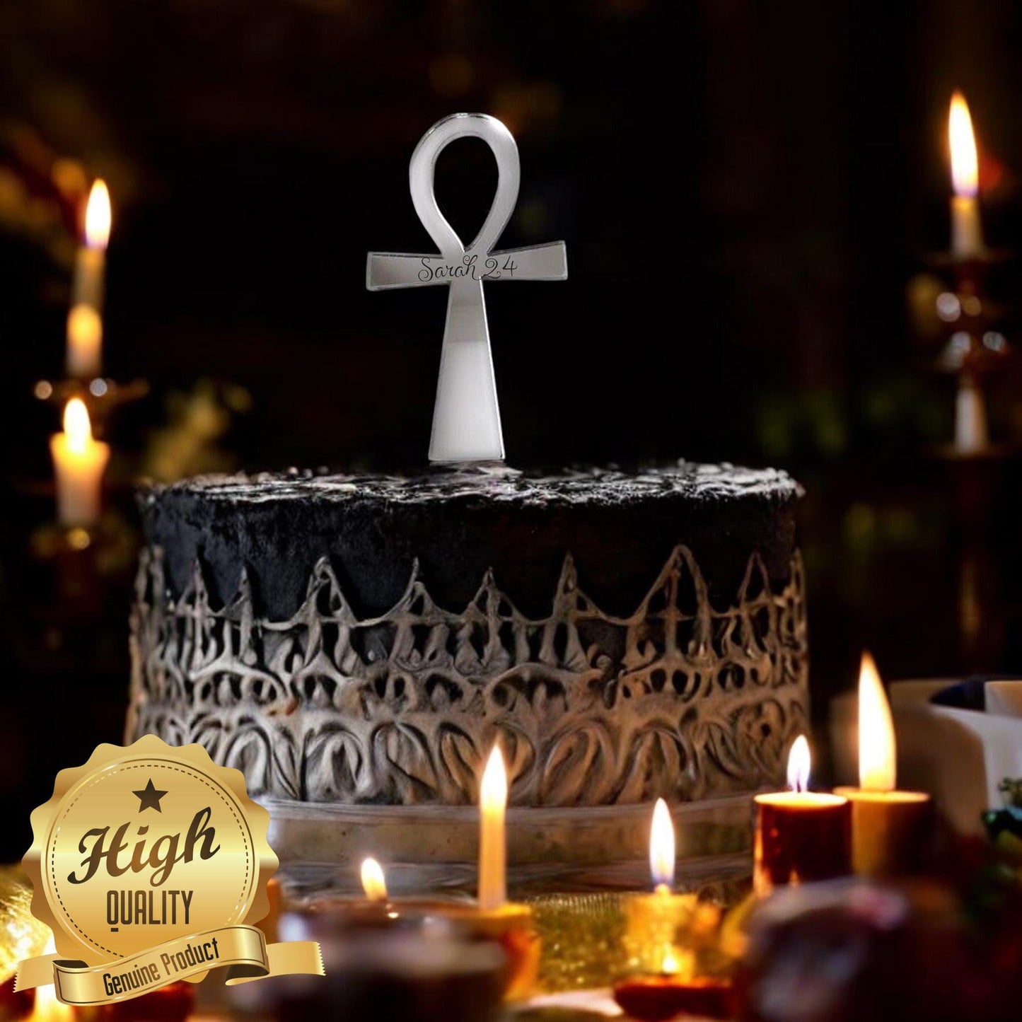 Egyptian Ankh Shaped Cake Toppers