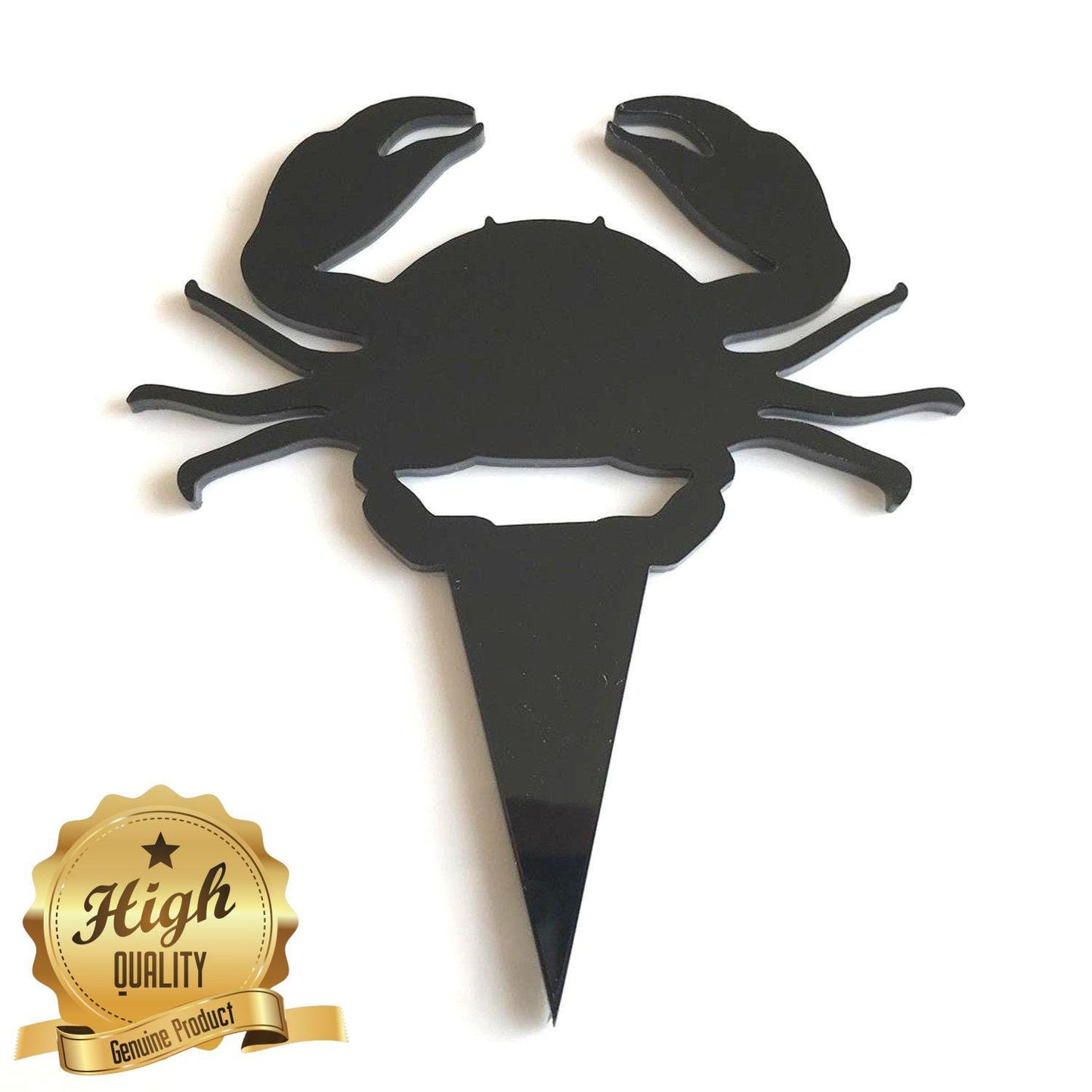 Crab Cake Toppers Recycled Acrylic, Custom Colors & Sizes