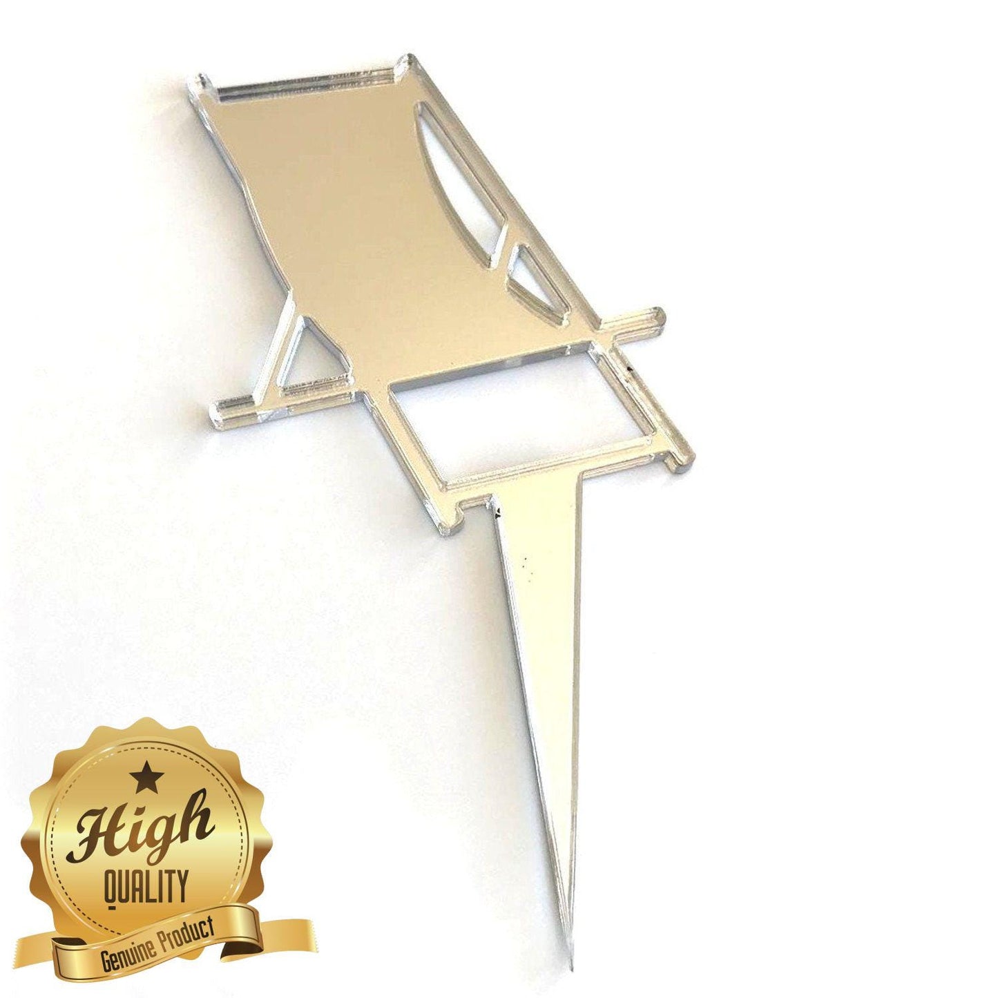 Deck Chair Cake Toppers Custom Beach Theme Cupcake Toppers