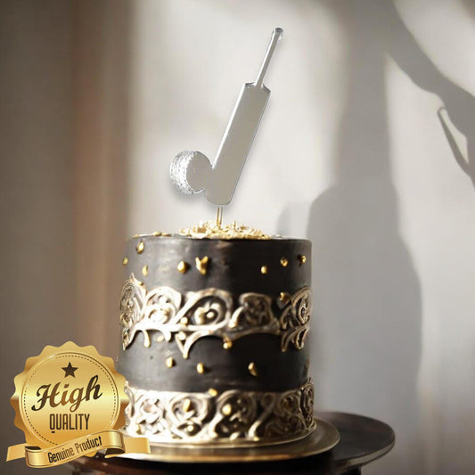 Cricket Bat and Ball Cake Toppers Bespoke Cake Decoration
