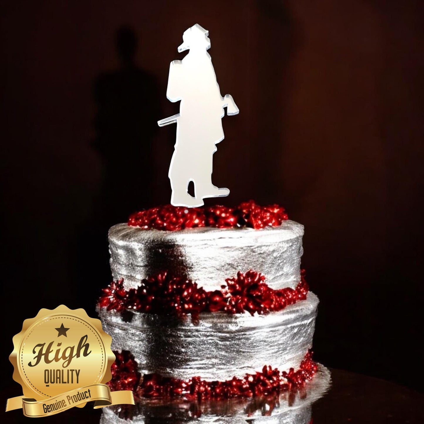 Fireman Cake Toppers Firefighter Party Decorations