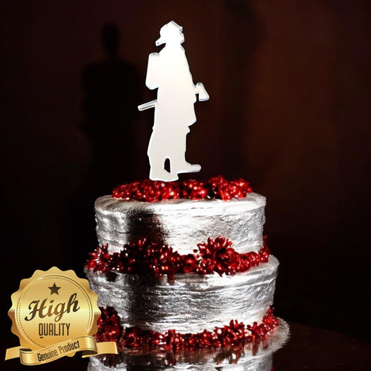 Fireman Cake Toppers Firefighter Party Decorations