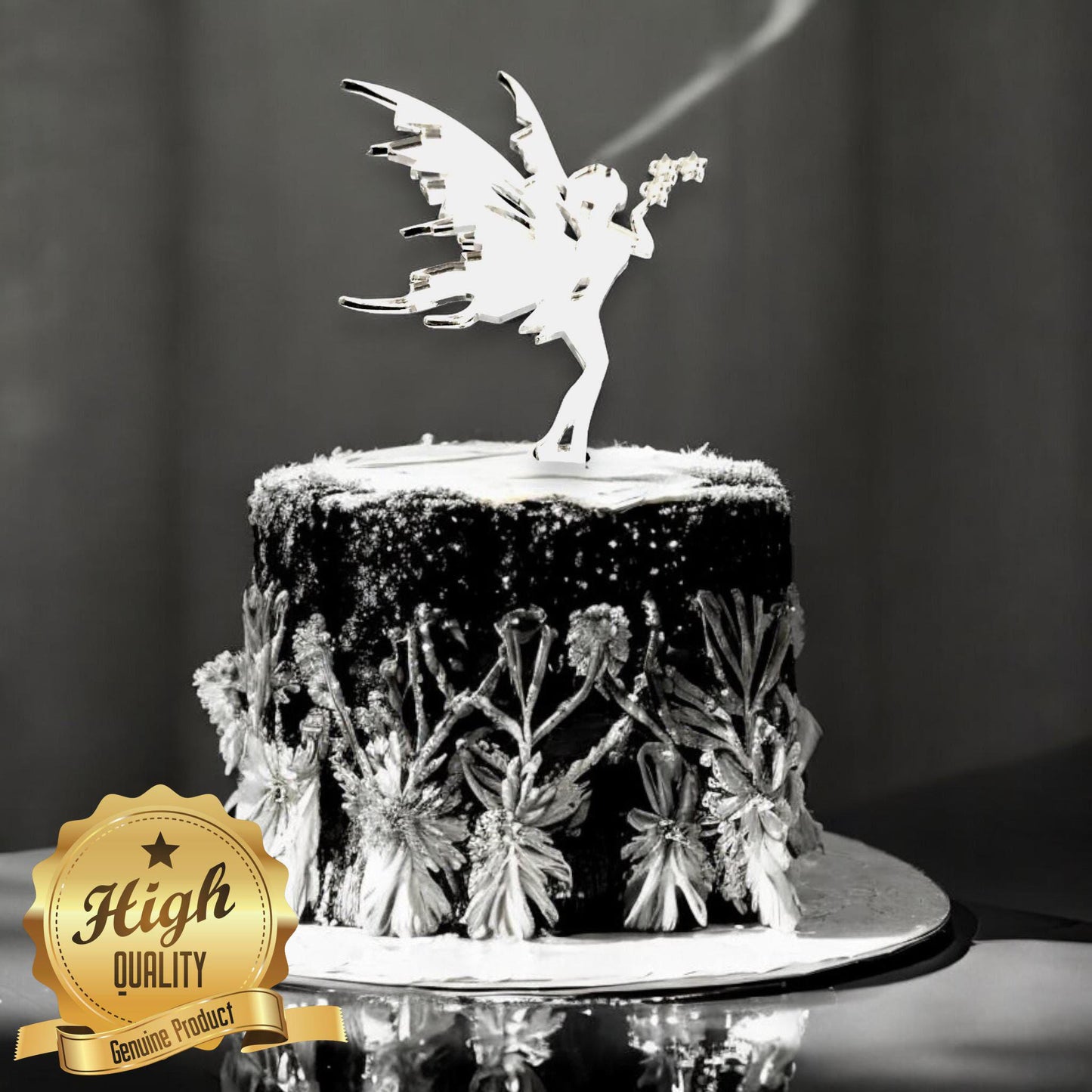 Fairy Cake Toppers Recycled Acrylic, Custom Colors & Sizes