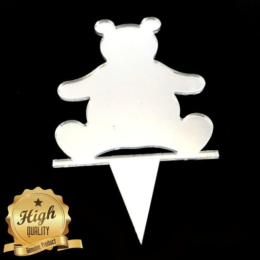 Recycled Bear Cake Topper - Custom Colors & Sizes