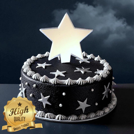 Star Cake Toppers: Various Colors, Sizes, and Styles for Touch