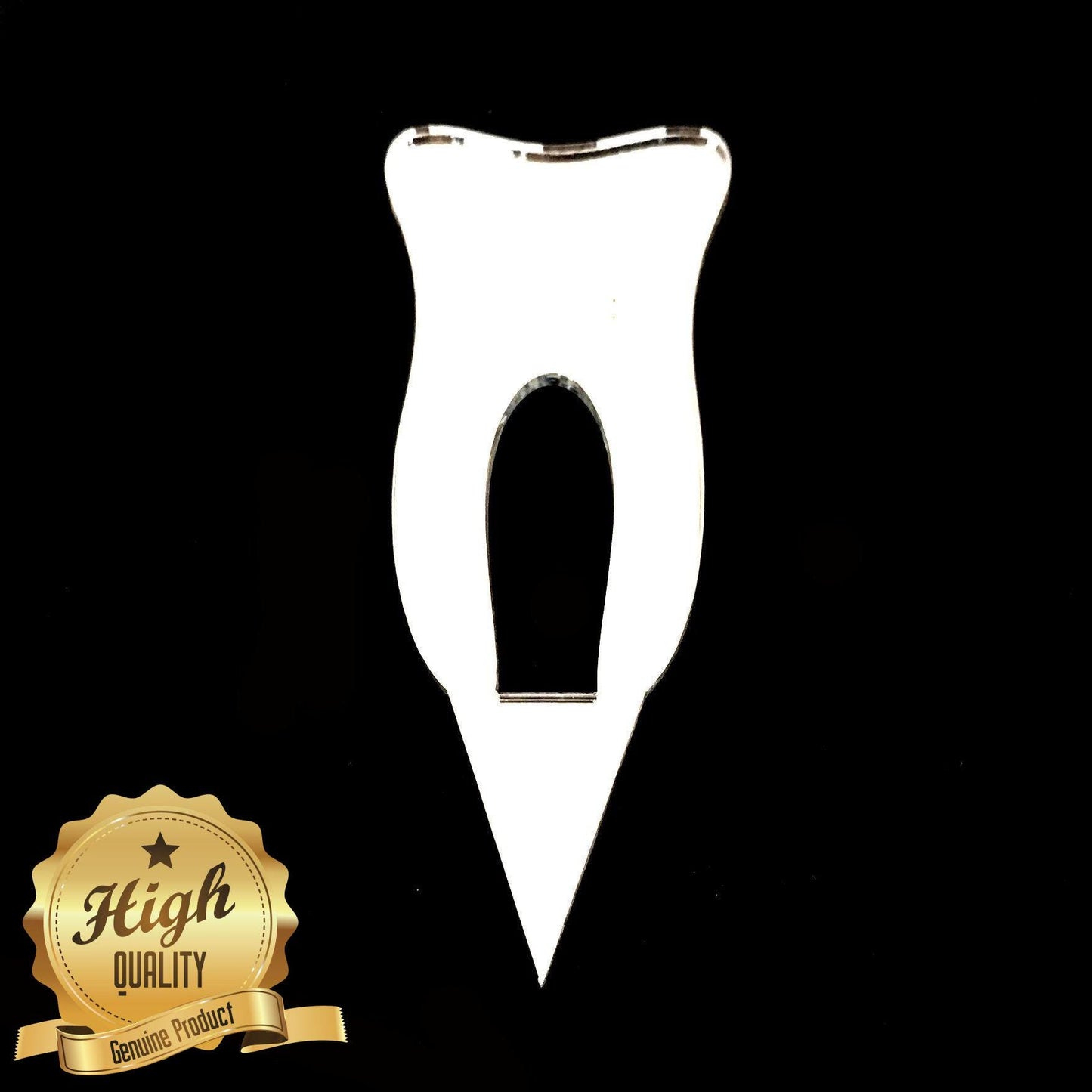 Eco-Friendly Bespoke Custom Tooth Cake Topper with Recycled - Many Colors & Sizes Available