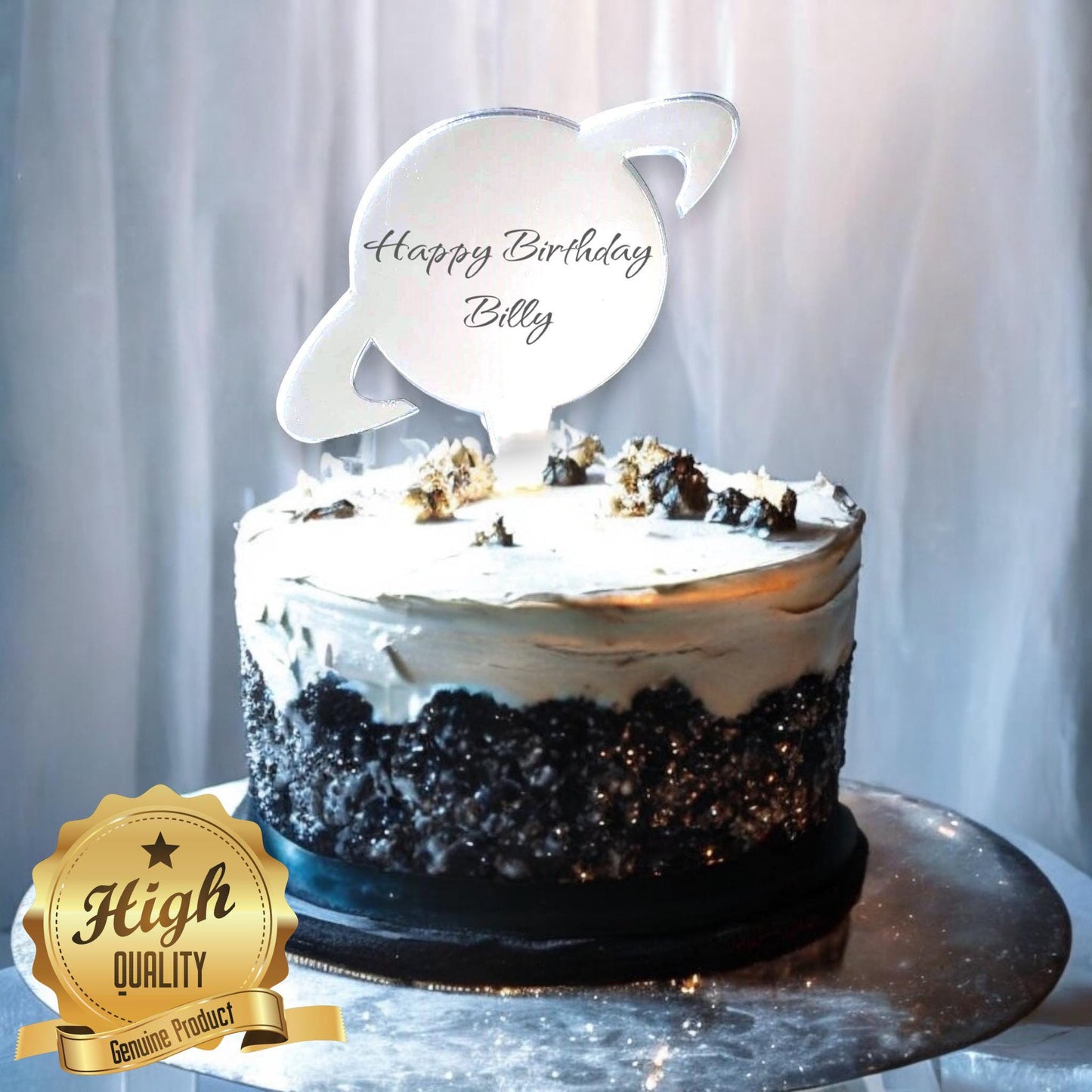 Saturn Shaped Cake Toppers