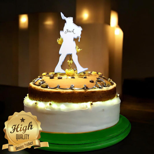 Scottish Bagpipe Player Shaped Cake Toppers - Custom Colours, Any Bespoke Style Made