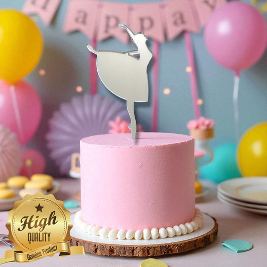 Ballerina Cake Toppers  Dance Theme Party Decor