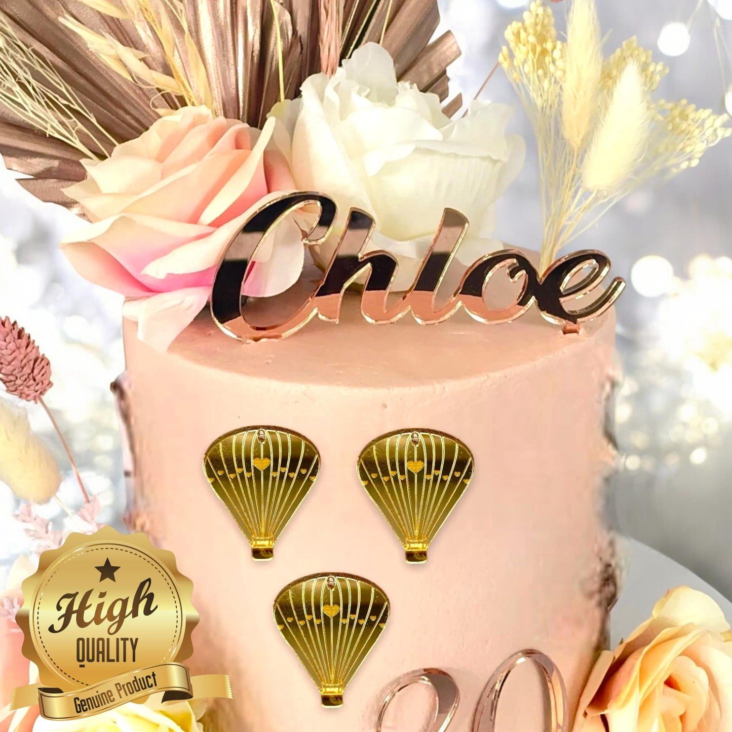 Name Cake Toppers & Emblems - Your Name, styles and colours made