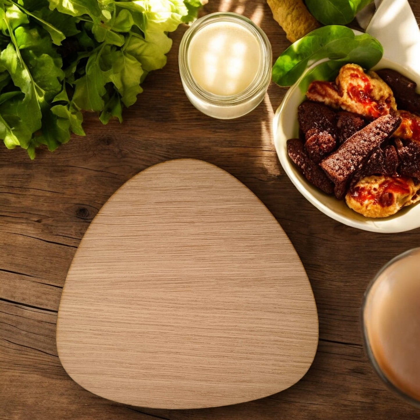 Pebble Placemats & Coasters - Wooden Colours