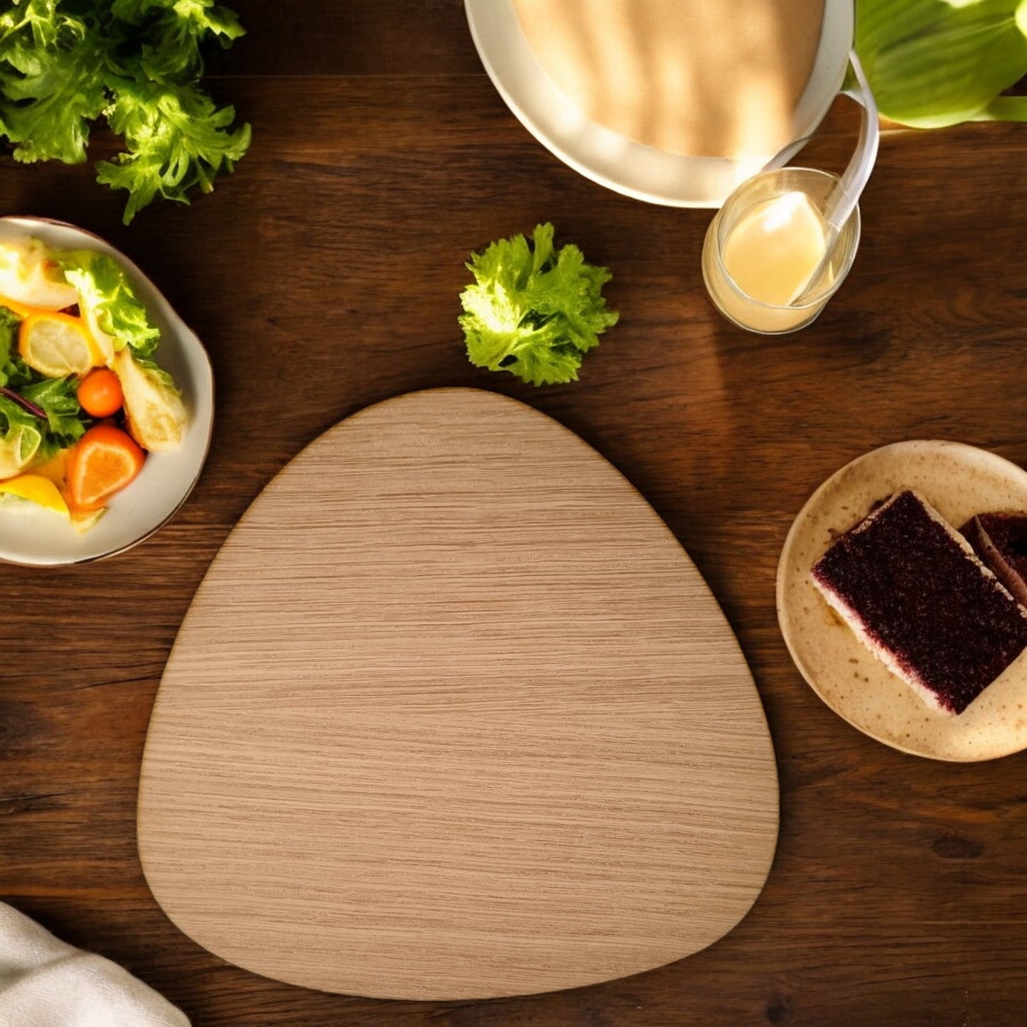 Pebble Placemats & Coasters - Wooden Colours