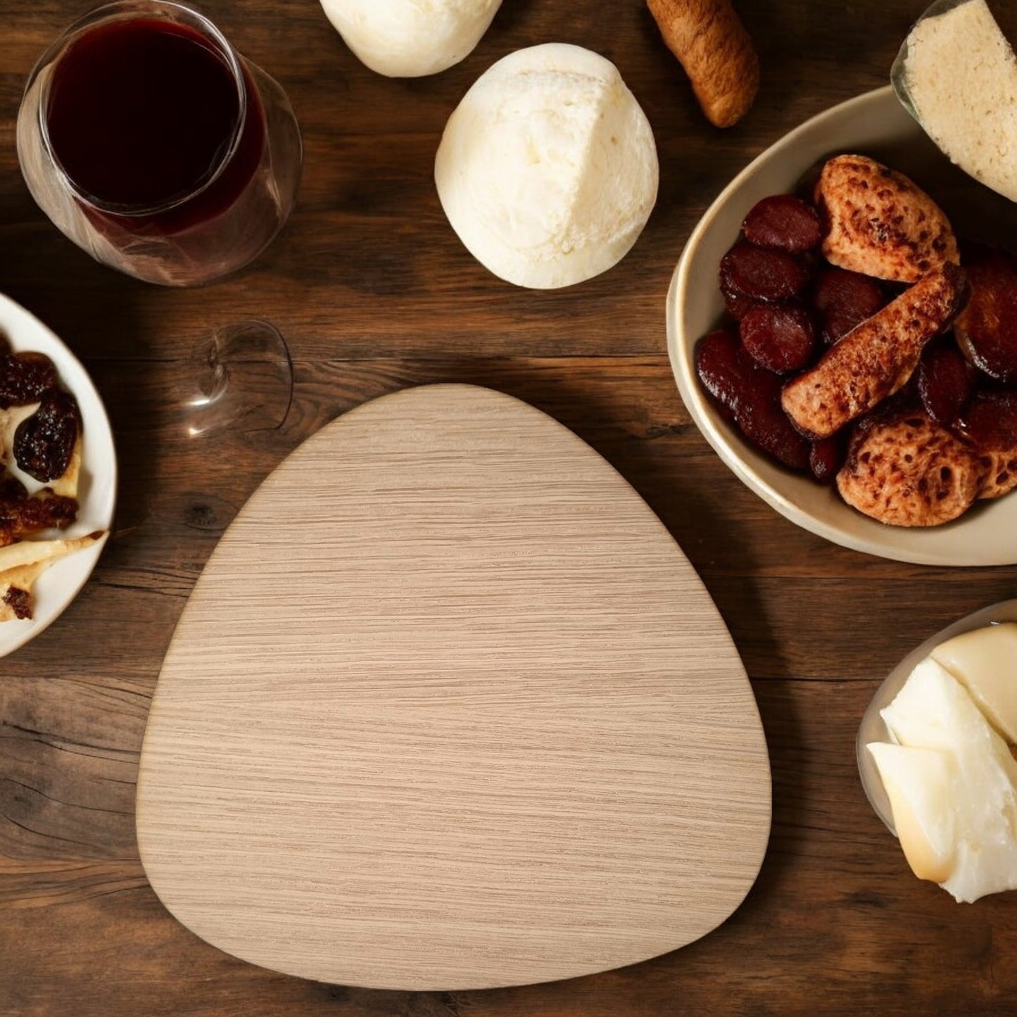 Pebble Placemats & Coasters - Wooden Colours