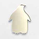 Penguin Shaped Acrylic Mirrors with Engraving Options