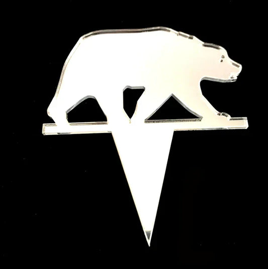 Grizzly Bear Cake Toppers